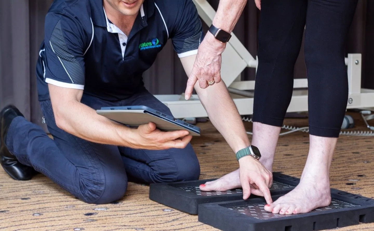 Physiotherapy session in progress at Adelaide clinic